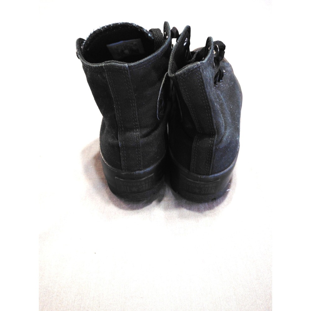 Converse Chuck Taylor All Star High Top Shoe Unisex 10 Triple Black Athletic - Picture 6 of 10